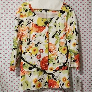 Dana Taylor, size L womans top, new, red